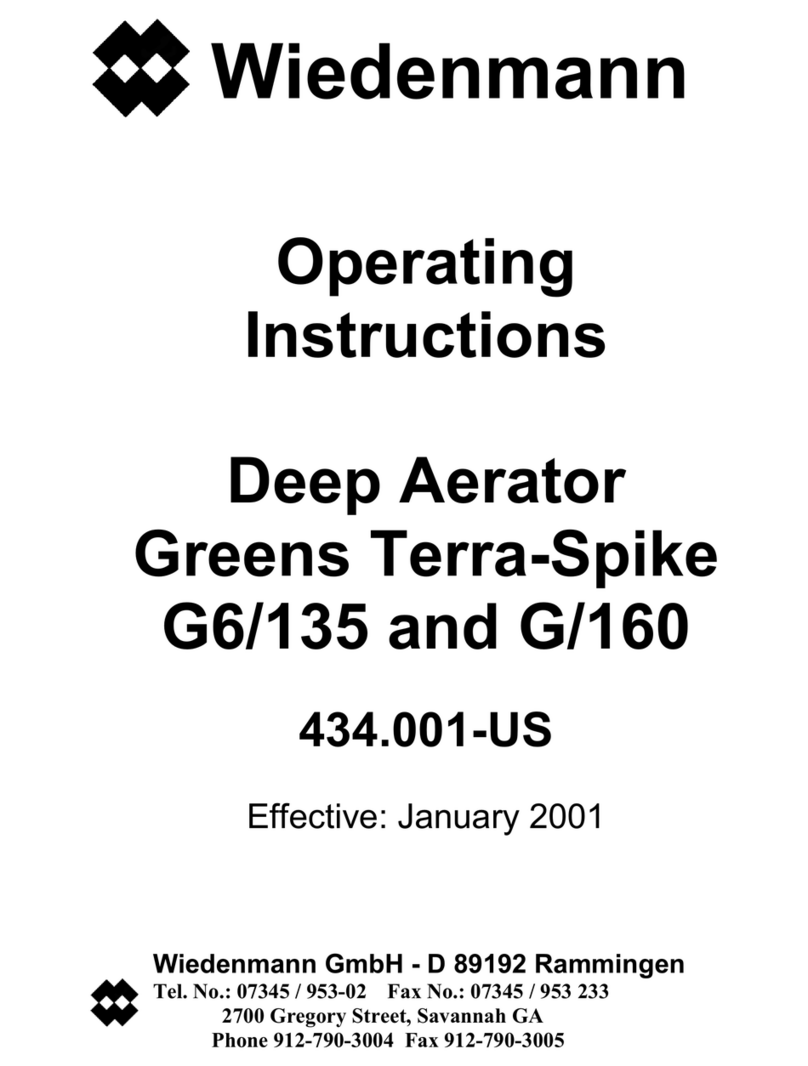 Wiedenmann Greens Terra Spike G6/135 operating instructions
