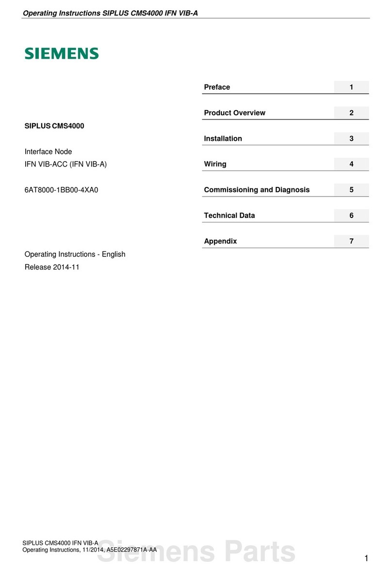 Siemens SIPLUS CMS4000 IFN VIB-A operating instructions Siemens SIPLUS CMS4000 IFN VIB-A operating instructions