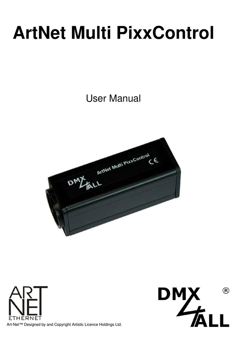 DMX4ALL ArtNet Multi PixxControl user manual