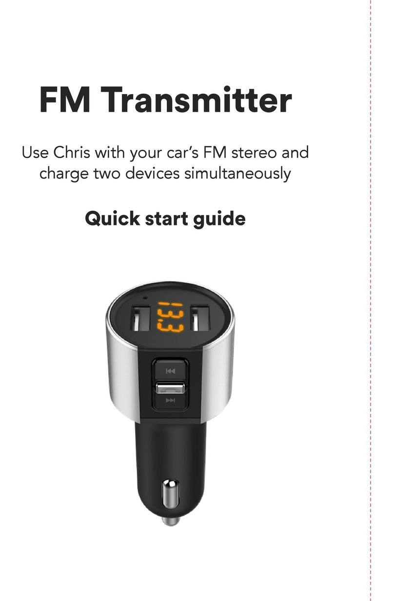 Chris Coffee Service FM Transmitter quick start guide