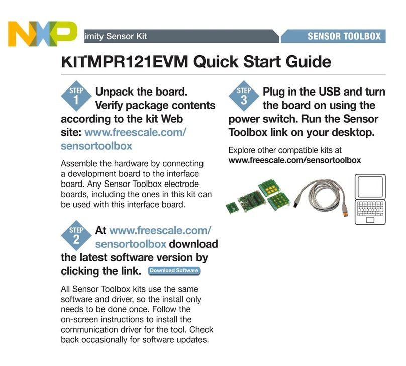 NXP Semiconductors KITMPR121EVM quick start guide