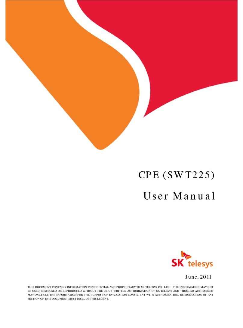 SK Telesys SWT225 user manual