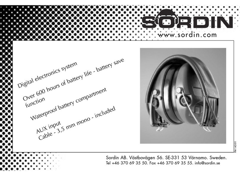 Sordin SUPREME 75300 User instructions