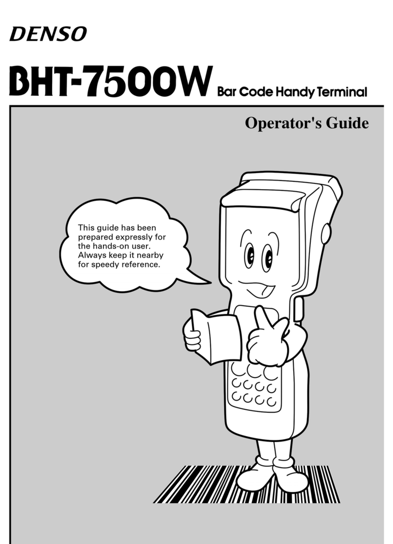 Denso BHT-7500W Operator's guide