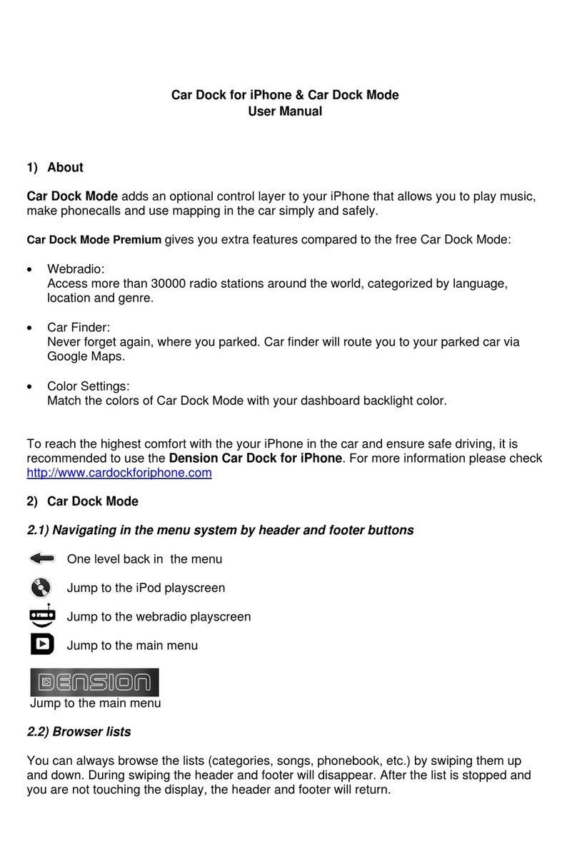 Dension IPH1CR0 user manual