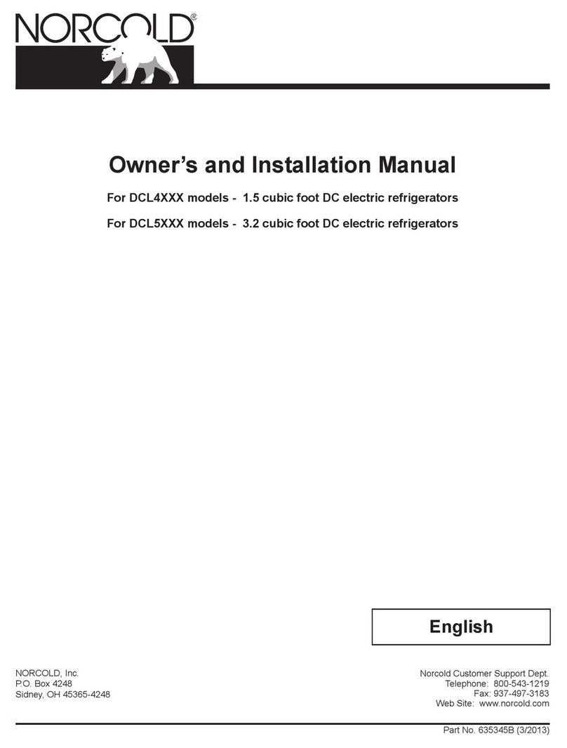 Norcold DCL4 Series Service manual