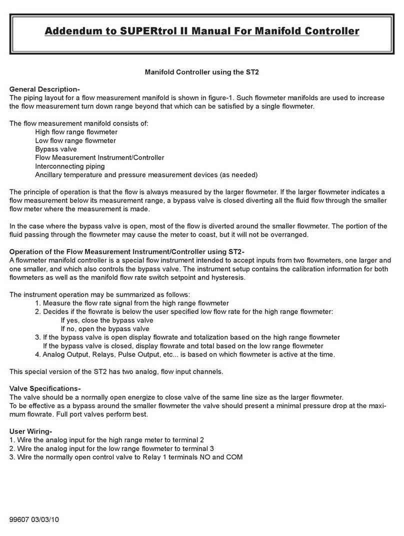 Kessler-Ellis Products SUPERtrol II Addendum to Manual