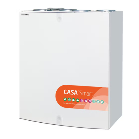 Swegon CASA R3 Smart Installation, commissioning and maintenance instructions