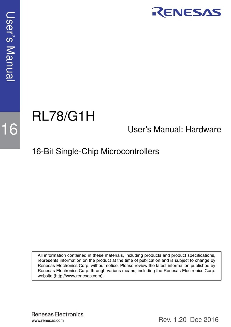 Renesas RL78/G1H User manual