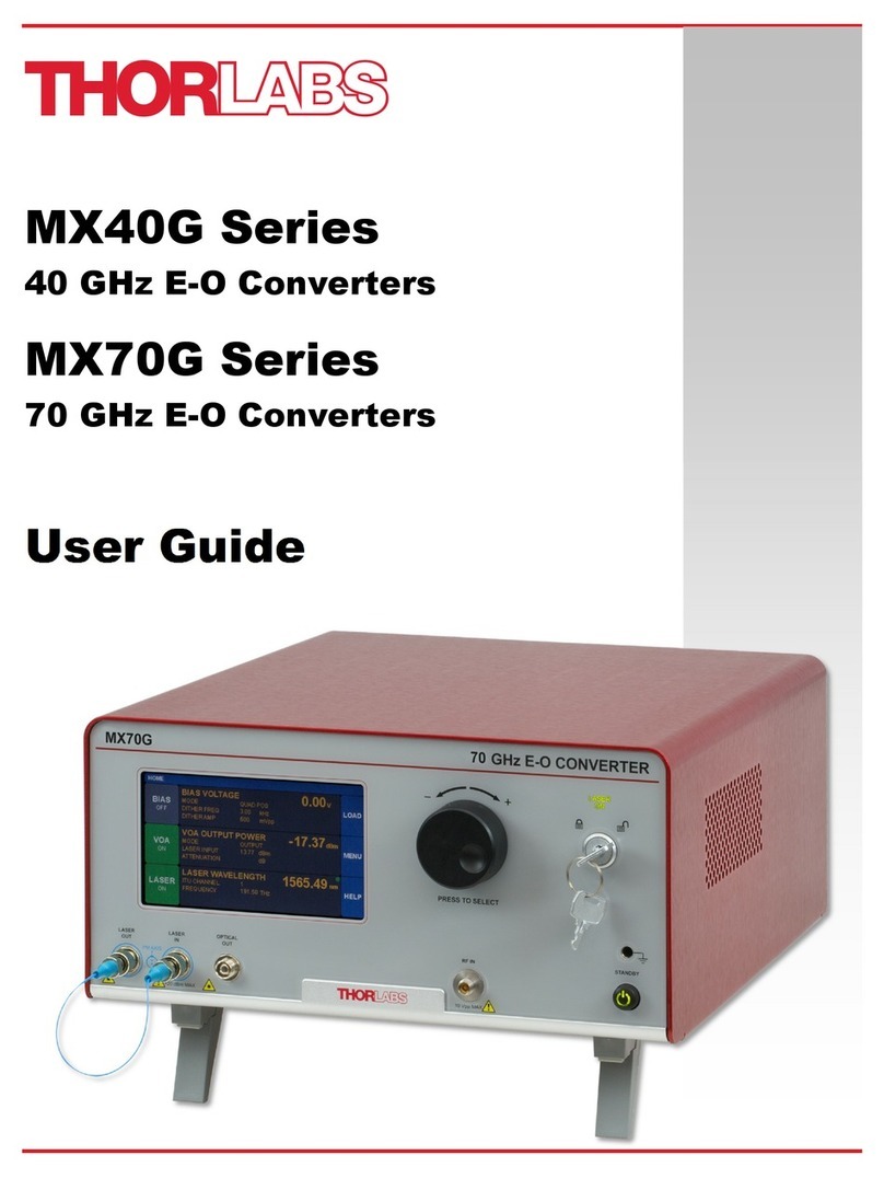 THORLABS MX40G Series user guide