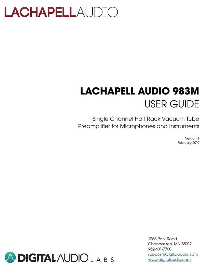 LaChapell Audio 983M user guide