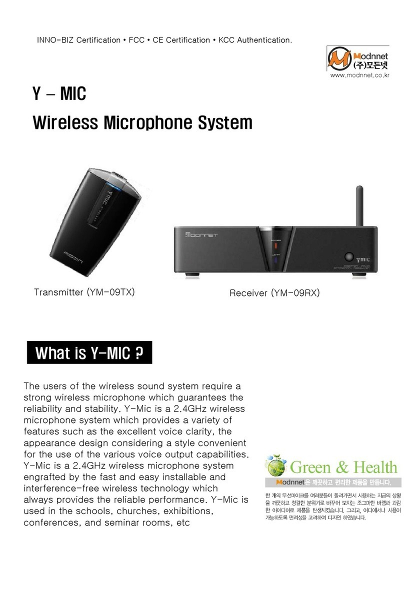 Modnnet Y-MIC manual