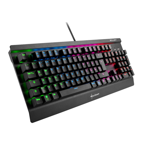 Sharkoon SKILLER MECH SGK3 User manual