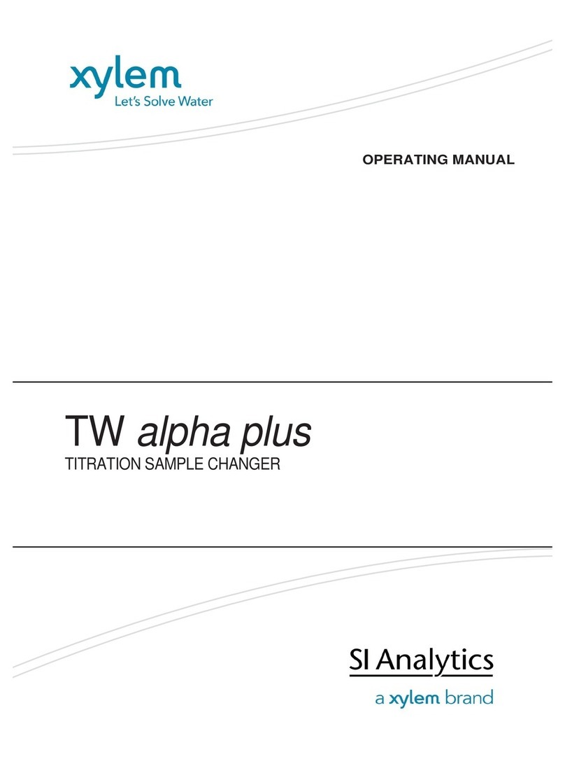 SI Analytics TW alpha plus operating manual