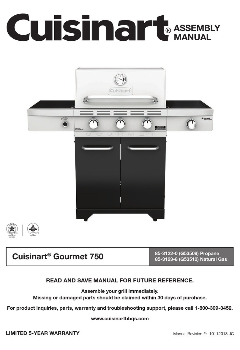 Cuisinart Gourmet 750 G53509 Assembly manual