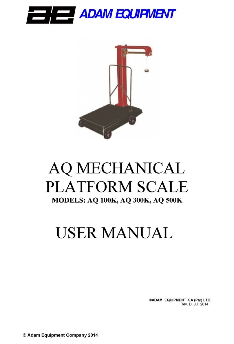 Adam Equipment AQ Series user manual