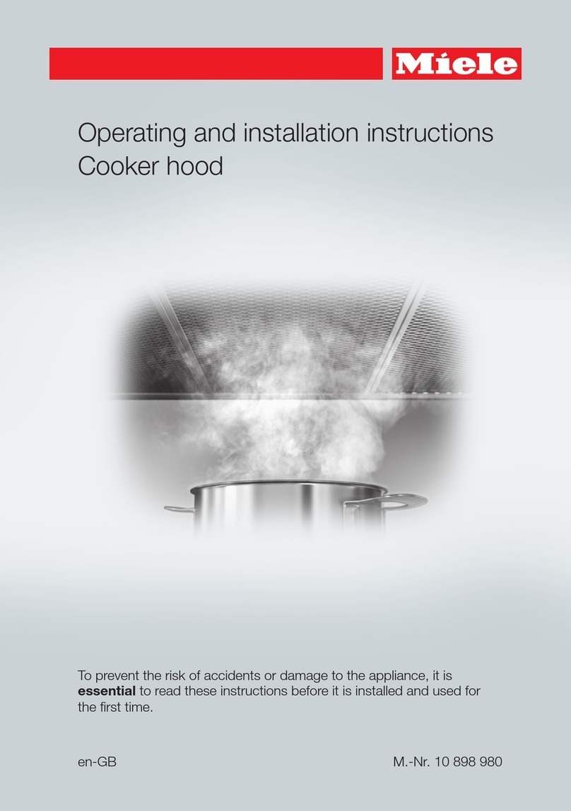 Miele DA 3668 Operating and installation instructions