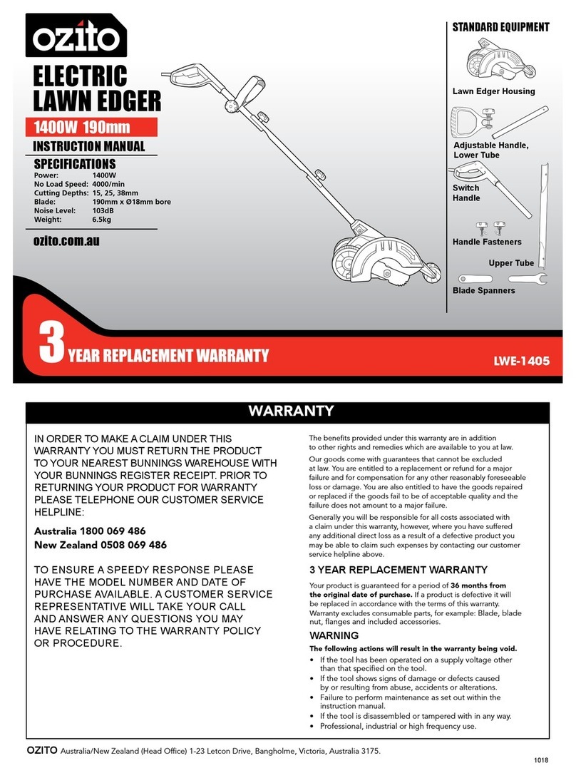 Ozito LWE-1405 User manual