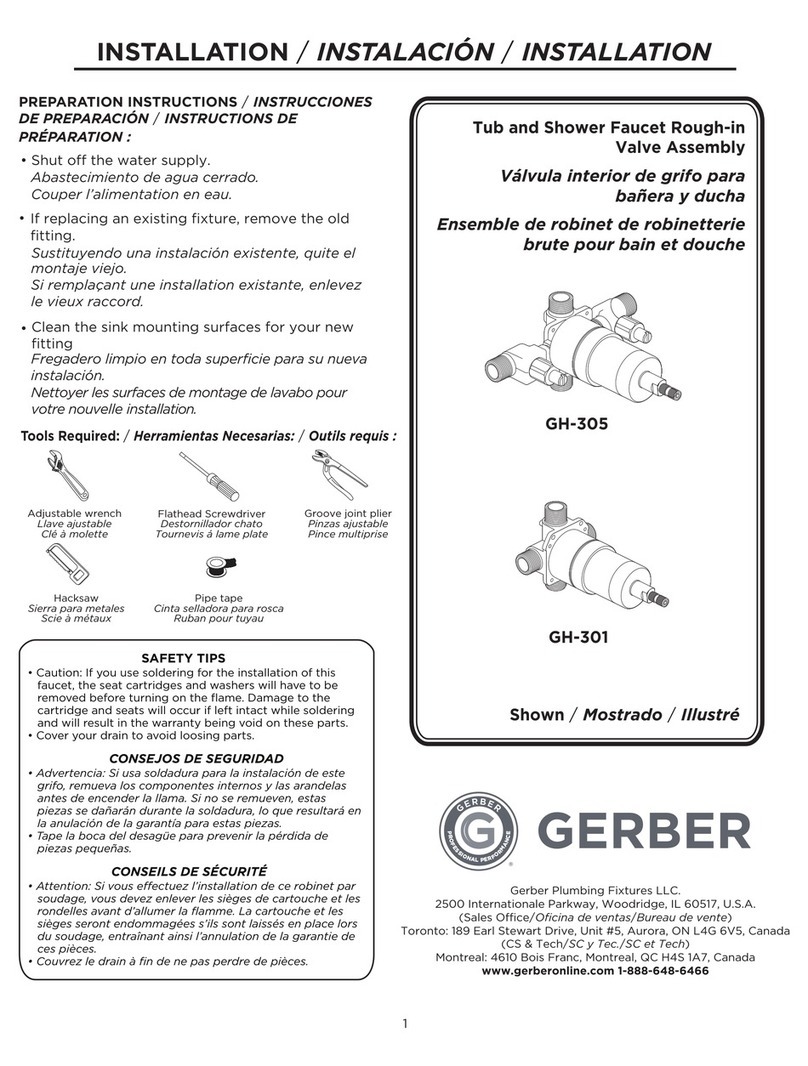 Gerber GH-305 Installation
