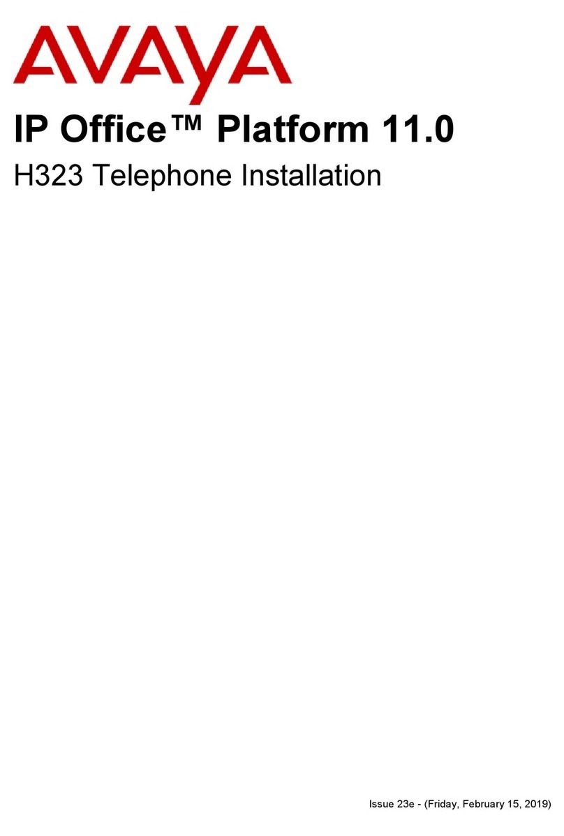 Avaya 1600 Series User manual