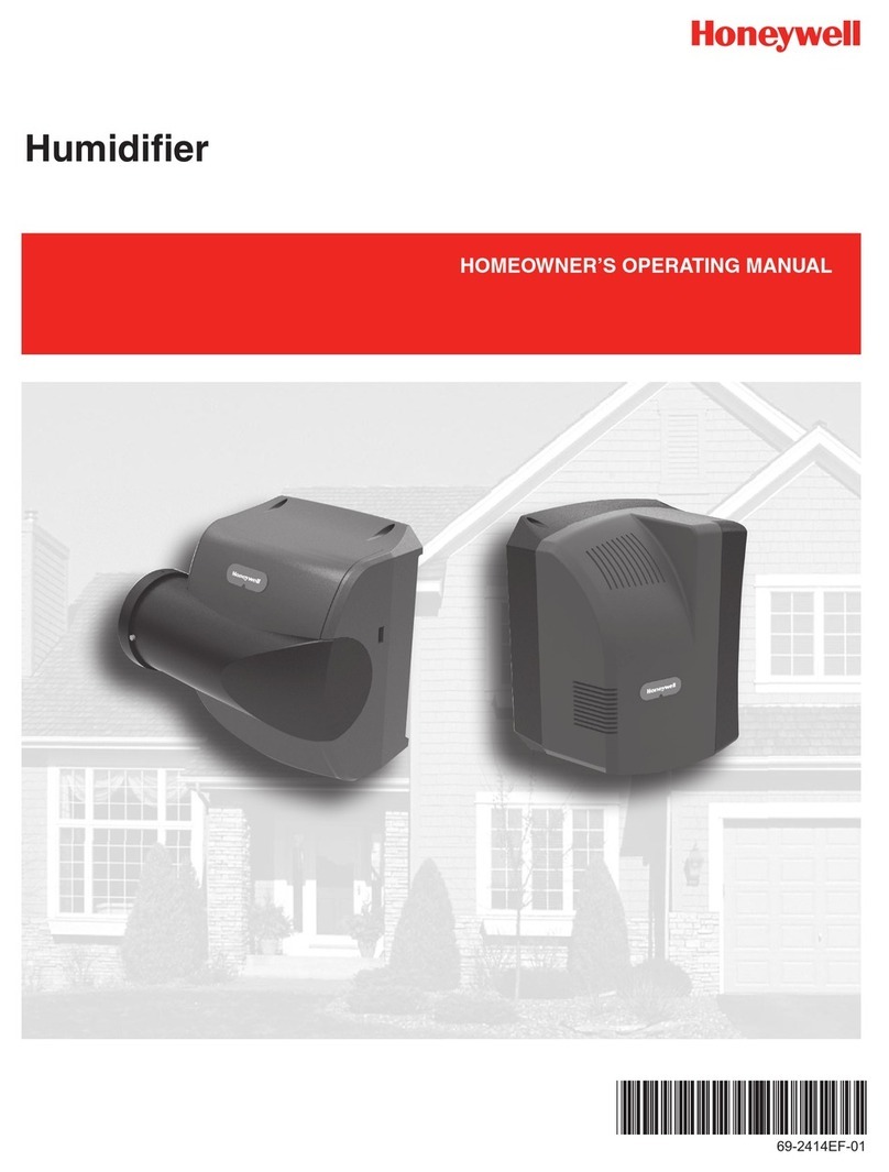 Honeywell TrueEASE HE100 User manual Honeywell TrueEASE HE100 User manual