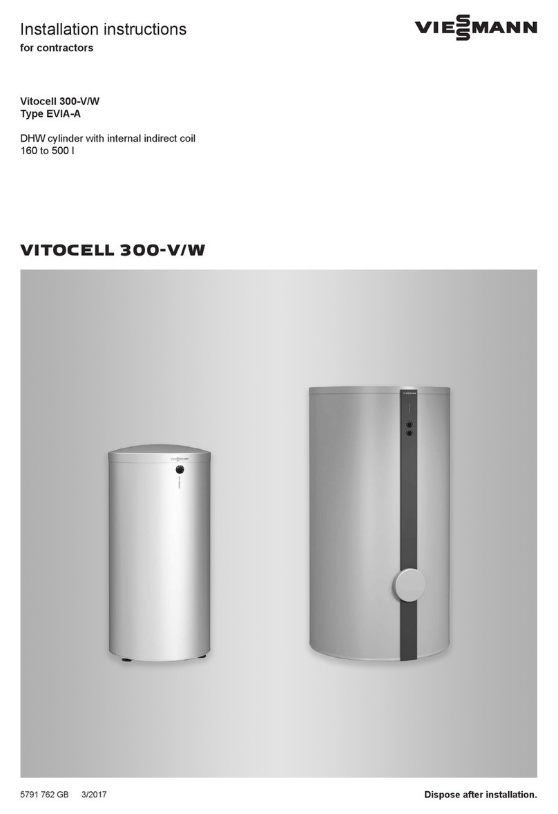 Viessmann VITOCELL 300W Installation Instructions and Setup Guide