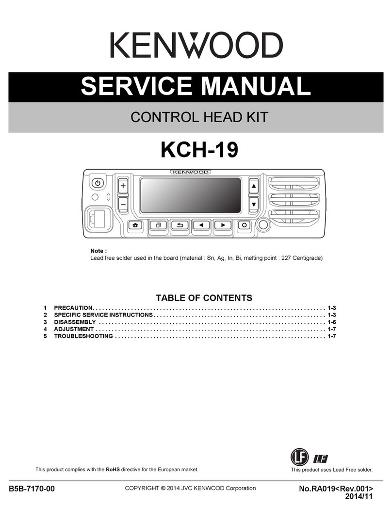Kenwood KCH-19 Service manual