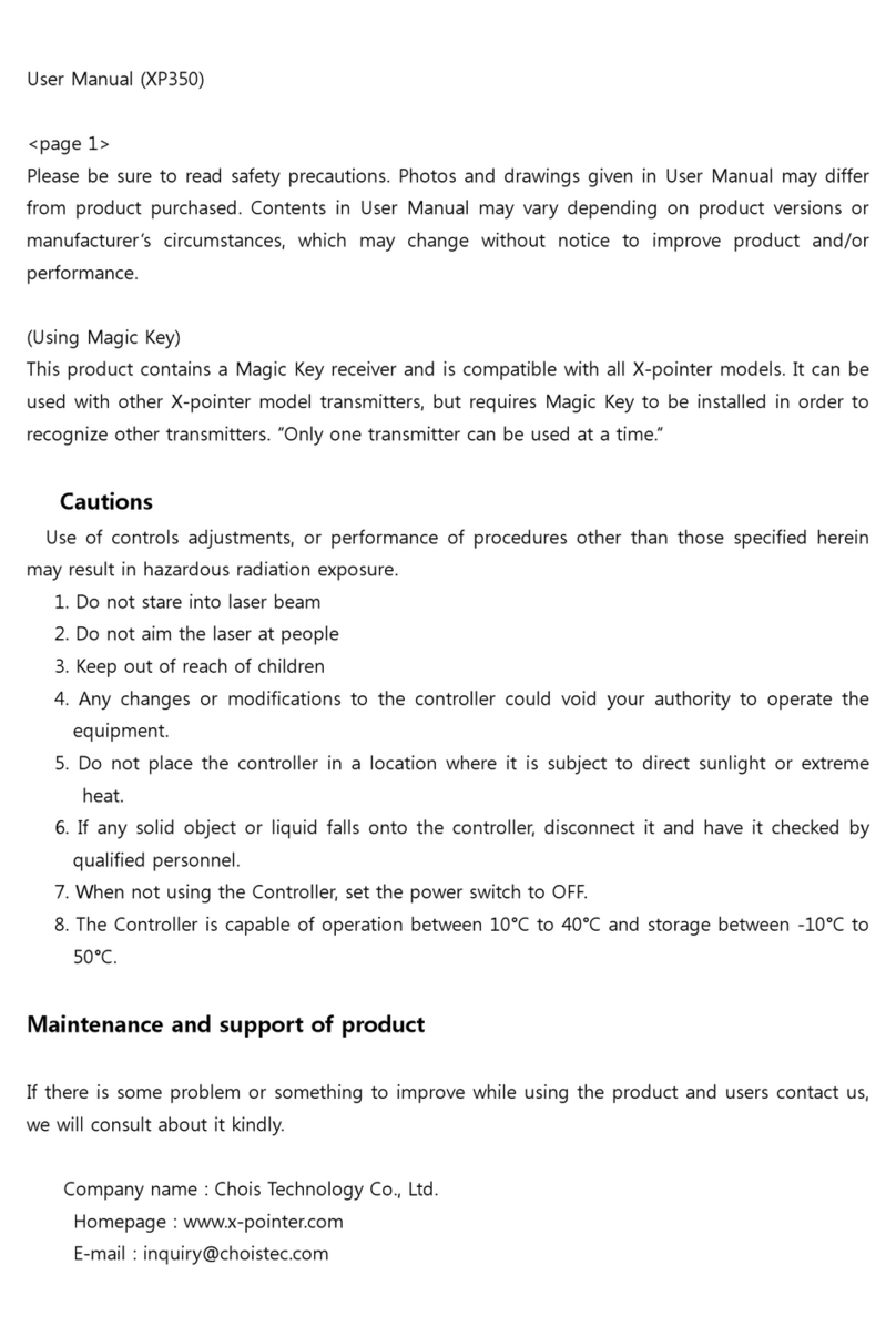 x-pointer XP350 magic user manual