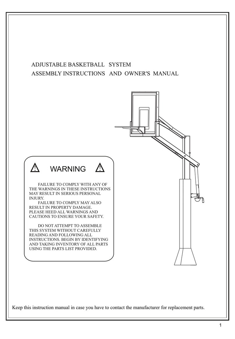 Barbarian Basketball Systems Titanium Series Assembly instructions and owner's manual