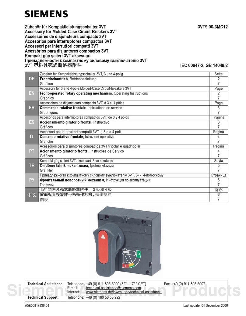 Siemens VT250 User manual