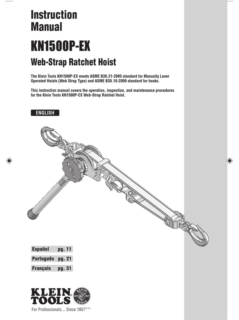 Klein Tools KN1500P-EX User manual Klein Tools KN1500P-EX User manual