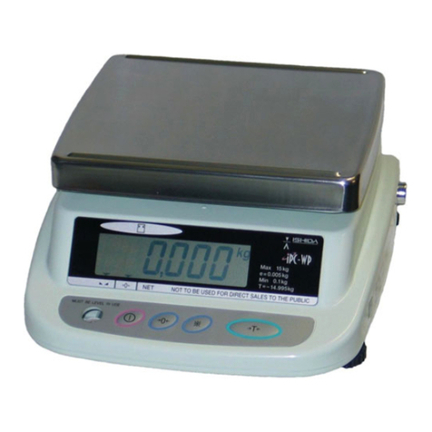 Rice Lake Ishida IPC-WP Series User manual
