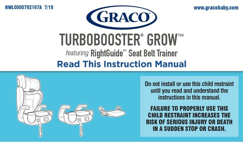 Graco TURBOBOOSTER GROW RightGuide instruction manual