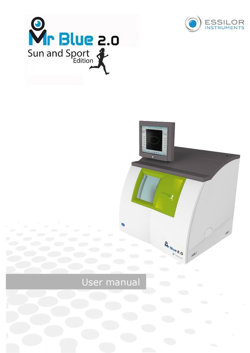 Essilor Instruments Mr Blue 2.0 Sun and Sport Edition User manual