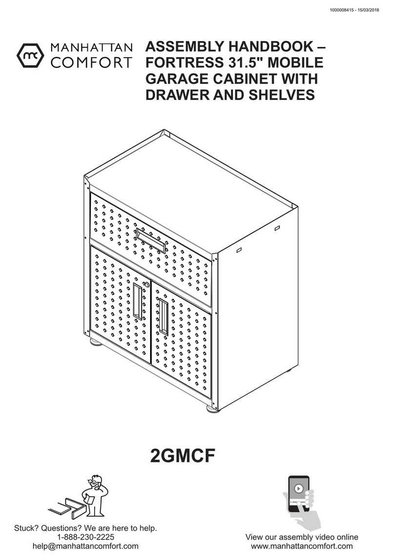 Manhattan Comfort 2GMCF ASSEMBLY HANDBOOK Manhattan Comfort 2GMCF ASSEMBLY HANDBOOK