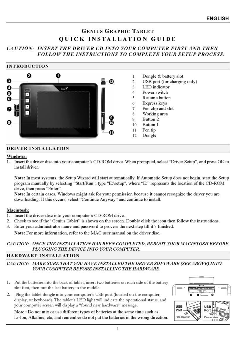 Genius EasyPen M406W User manual