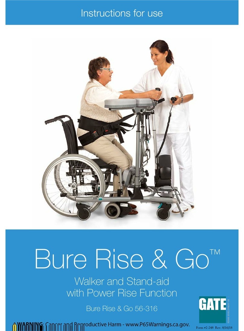 Gate Bure Rise & Go 56-316 Instructions for use