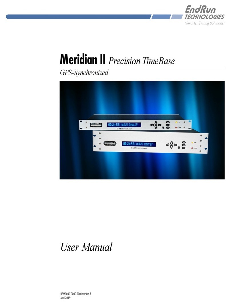 EndRun Meridian II User manual