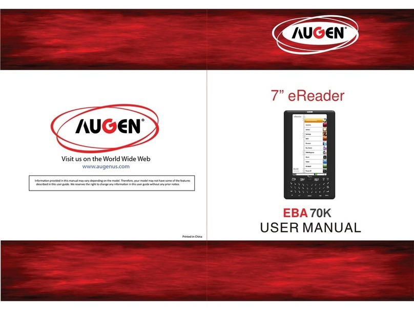 Augen EBA 70K User manual