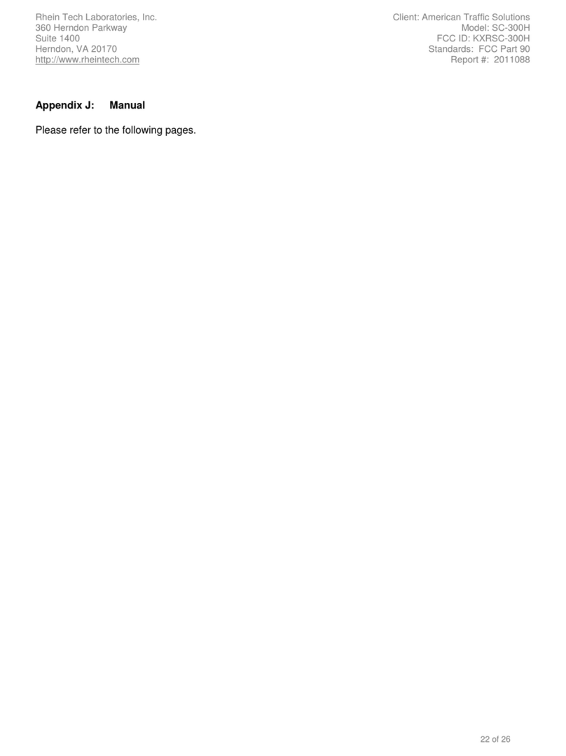 ATS Axsis SC-300H User manual