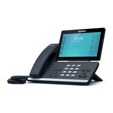 Yealink SIP-T58V User manual
