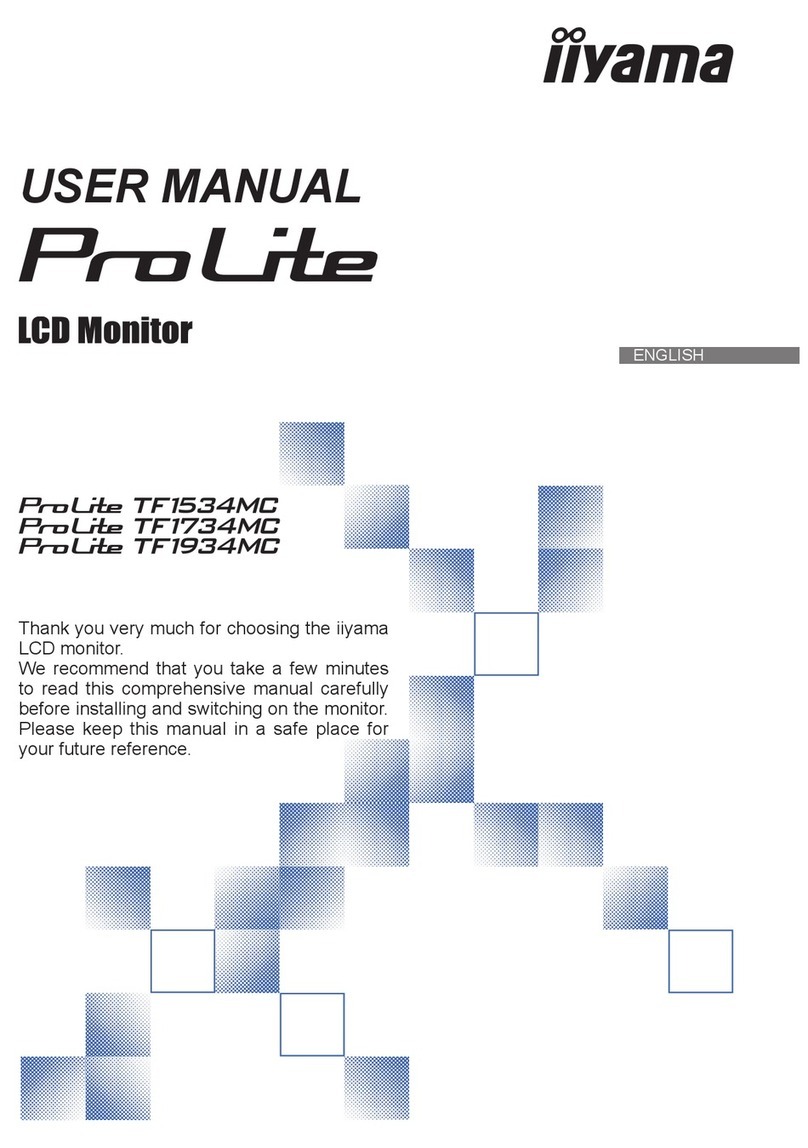 Iiyama ProLite TF1534MC User manual