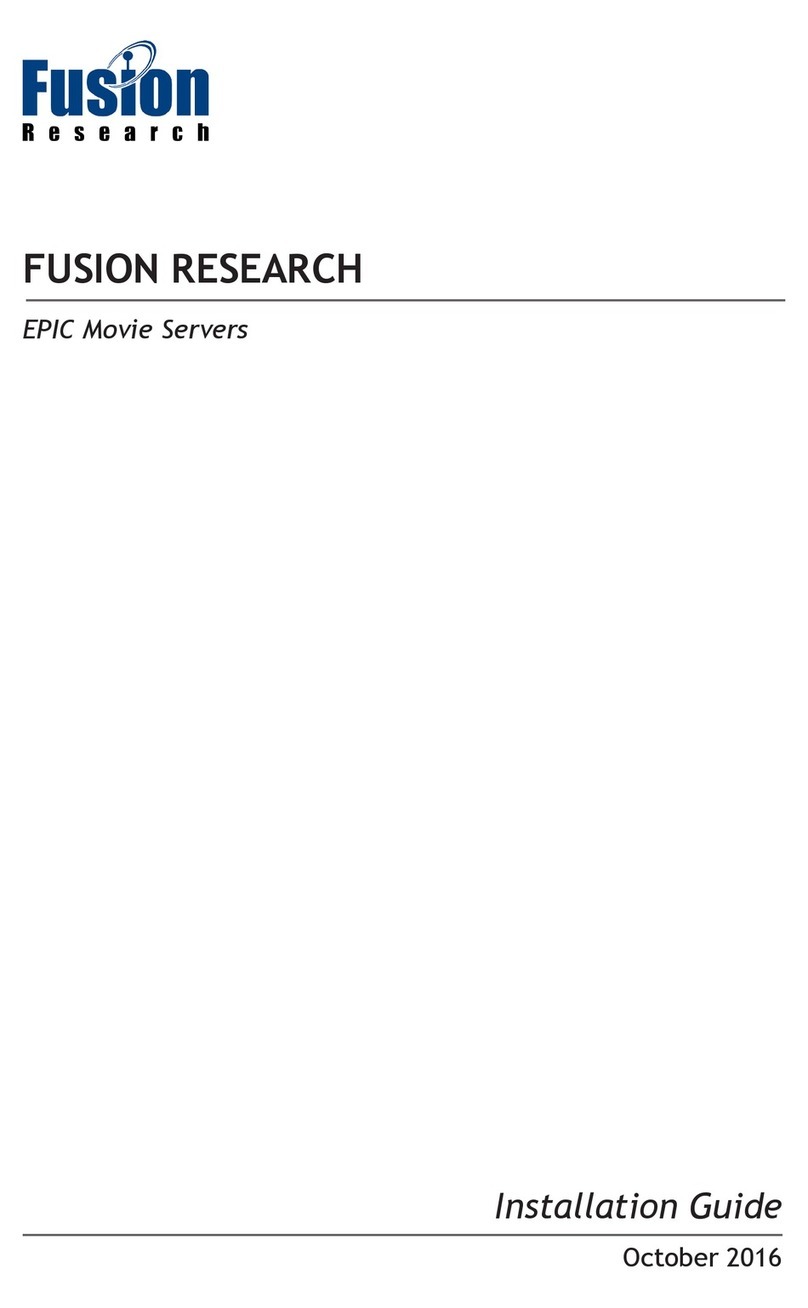 Fusion Research EPIC User manual