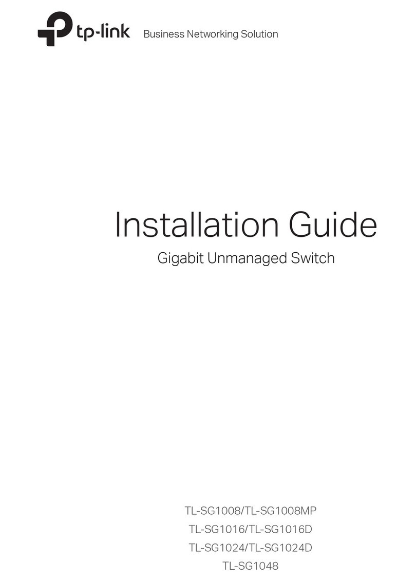 TP-Link TL-SG1008 User manual TP-Link TL-SG1008 User manual