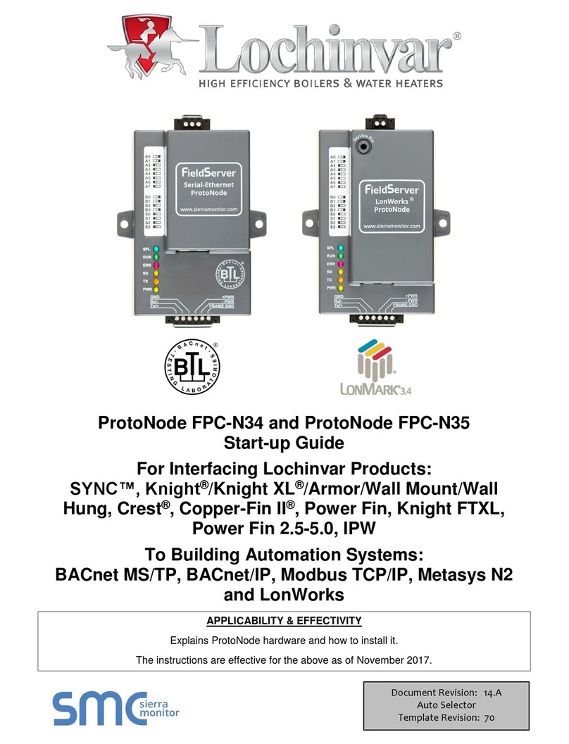 Lochinvar ProtoNode FPC-N34 User guide