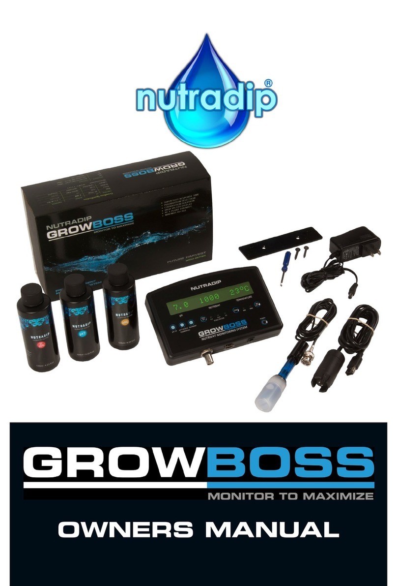 Nutradip GrowBoss owner's manual