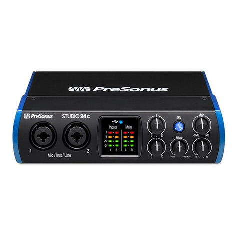 PRESONUS Studio 24c User manual