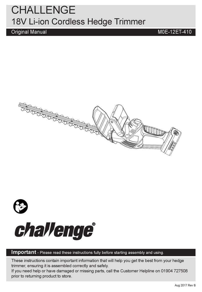Challenge M0E-12ET-410 Operation instructions