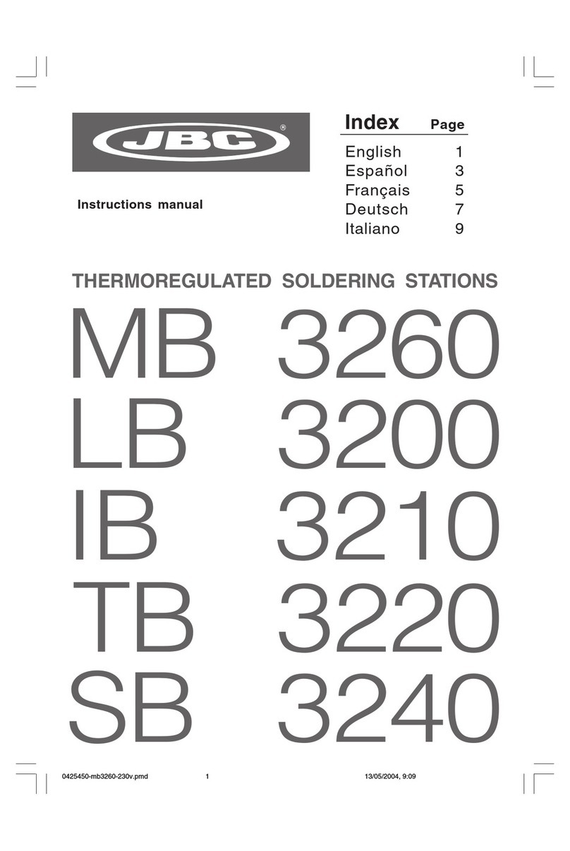 jbc LB 3200 instruction manual