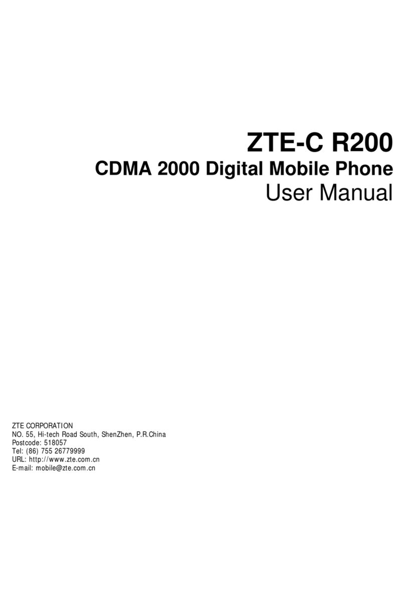 Zte ZTE-C R200 User manual Zte ZTE-C R200 User manual